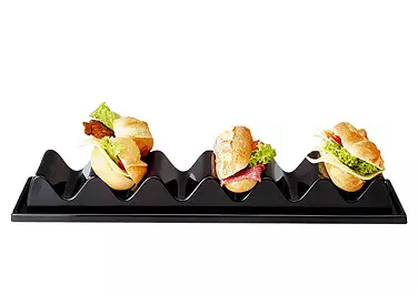 APS Snackpresenter aus Kunststoff mit 6 Mulden