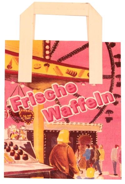 Waffeltragetaschen pink