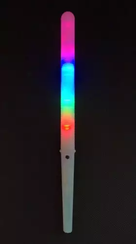 LED Leucht-Zuckerwattestäbe 28 cm 100 Stück