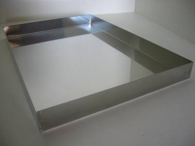 Candyman Ausstellblech Edelstahl 600 x 400 x 50 mm