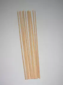 Candyman Bambus-Rundstäbe Fruchtstäbe RS253BB 250 x 3 mm einseitig spitz 6000 Stück