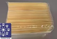 Candyman Bambus-Rundstäbe Apfelstäbe RS155BB 150 x 5 mm einseitig spitz 5000 Stück