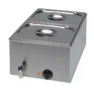 Kronen Schokowärmer 1A 2x 1/2GN mit Ablasshahn