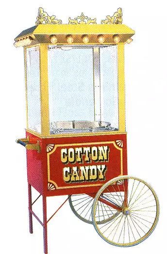 Gold Medal Zuckerwattewagen Floss Cart 3118CF passend für Gold Medal Zuckerwattemaschine X15 Whirlwind 3015AXA