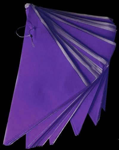 Papierspitztüte 23 cm für 250 g lila Vollfläche