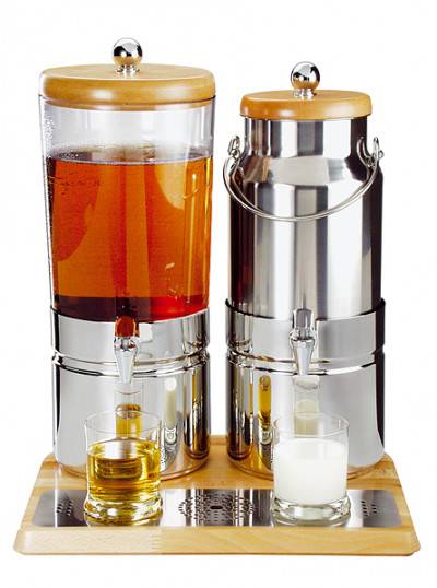 APS Saft- und Milchdispenser Top Fresh Mix Wood