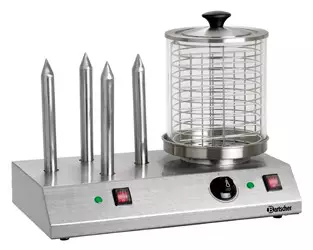 Bartscher Elektro-Hot-Dog-Gerät mit 4 Spezial-Toaststangen