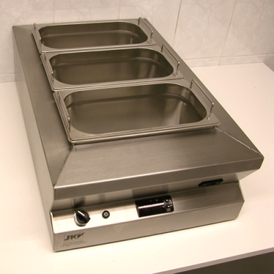 JKV Temperiergerät Edelstahl 3 x 6 kg