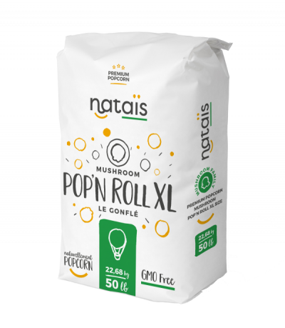 Popcornmais Premium Mushroom Pop n Roll XL 22,68 kg 3D-SAC-PNRXL-50lb