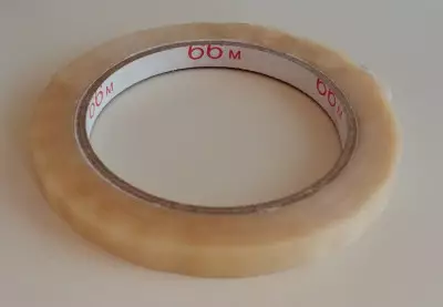 Beutelverschluss-Klebeband 9mm klar 66m Rolle