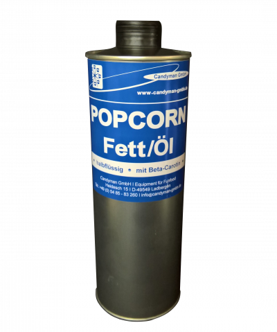 Popcorn Kokos Fett Riegel 4 x 250g Butteraroma und praktischen Dosierstreifen 