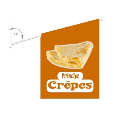 Werbe-Fahne crepesfahne