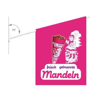 Werbe-Fahne mandelnfahne