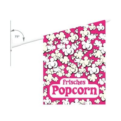 Werbe-Fahne popcornfahne