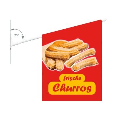 Werbe-Fahne churrosfahne