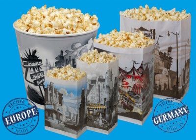 Popcorn Papier-Blockbodenbeutel Grösse 2 cinema